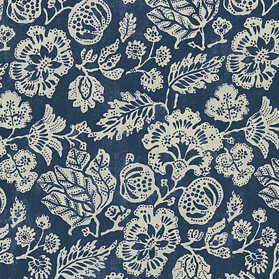 Buy Scalamandre Fabrics-sc 000416607-calais Linen Print-indigo