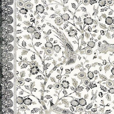 SCALAMANDRE FABRICS-SC 000416625-ANISSA PRINT-TRUFFLE