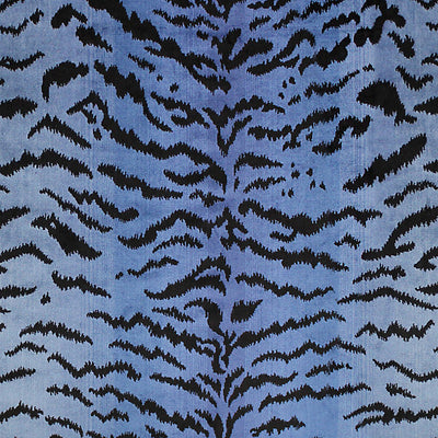 SCALAMANDRE FABRICS-SC 000426167MMA-TIGRE-BLUES & BLACK