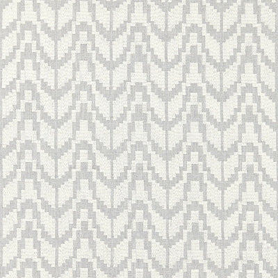 SCALAMANDRE FABRICS-SC 000427103-CHEVRON EMBROIDERY-PEARL
