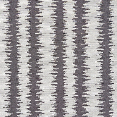 SCALAMANDRE FABRICS-SC 000427138-KONYA IKAT STRIPE-GRAPHITE