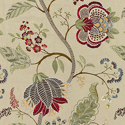 Scalamandre Fabrics , a selection of fabrics such as velvet, damask, cotton, silk, linen and sheers.