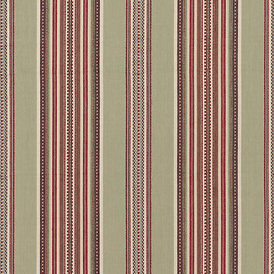 SCALAMANDRE FABRICS-SC 000427180-CYRUS COTTON STRIPE-SANDALWOOD