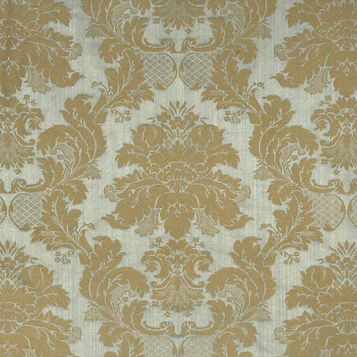 SCALAMANDRE FABRICS-SC 000520166M-DAMASCO SIENESE-MIST GREY ON BLUE STRIE