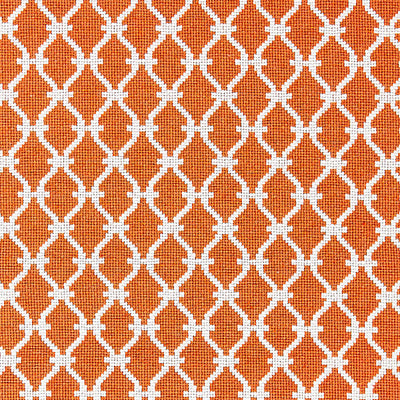 SCALAMANDRE FABRICS-SC 000527009-TRELLIS WEAVE-MANDARIN