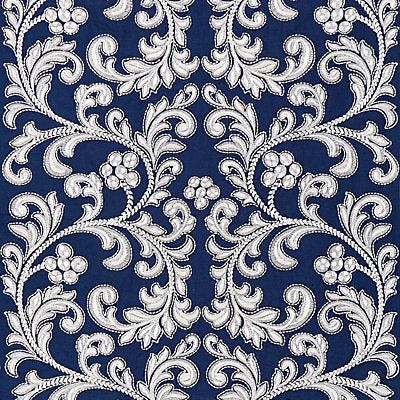 Scalamandre Fabrics , a selection of fabrics such as velvet, damask, cotton, silk, linen and sheers.