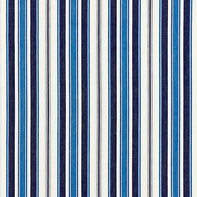 SCALAMANDRE FABRICS-SC 000527113-ANDOVER COTTON STRIPE-INDIGO