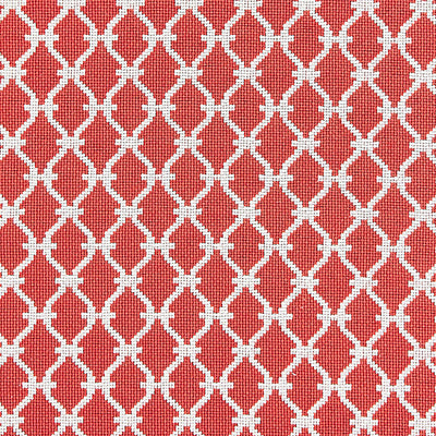 SCALAMANDRE FABRICS-SC 000627009-TRELLIS WEAVE-POPPY