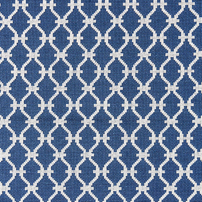 SCALAMANDRE FABRICS-SC 000727009-TRELLIS WEAVE-DENIM