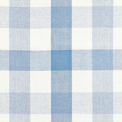 SCALAMANDRE FABRICS-SC 000727135-WESTPORT LINEN PLAID-SKY