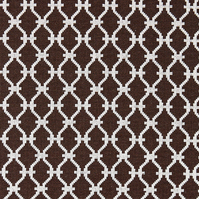 SCALAMANDRE FABRICS-SC 000827009-TRELLIS WEAVE-ESPRESSO