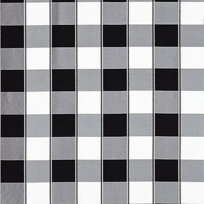 SCALAMANDRE FABRICS-SC 001027024-CHELSEA CHECK-ONYX