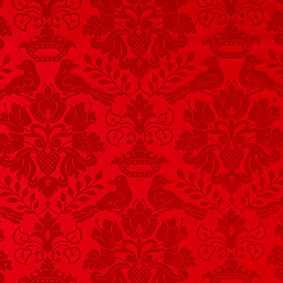 Scalamandre Fabrics , a selection of fabrics such as velvet, damask, cotton, silk, linen and sheers.