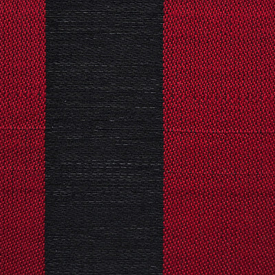 OLD WORLD WEAVERS FABRICS-SK 0002R205-BRETON HORSEHAIR-BLACK , RED