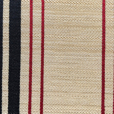 OLD WORLD WEAVERS FABRICS-SK 0074B100-ARDENNAIS SILK HORSEHAIR-BEIGE , BLACK , RED