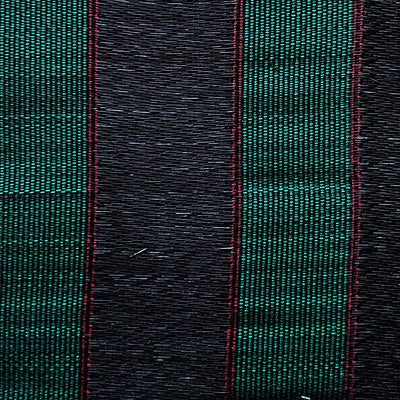 OLD WORLD WEAVERS FABRICS-SK 0142D605-DILUVIAL HORSEHAIR-GREEN , BLACK , RED