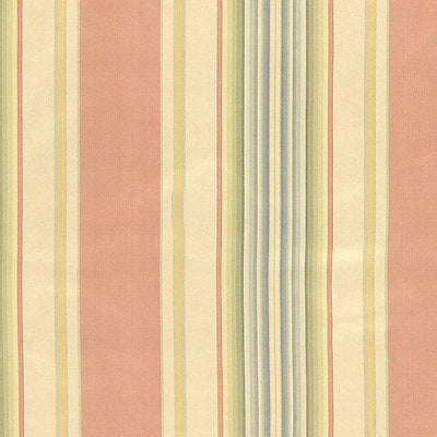 OLD WORLD WEAVERS FABRICS-TT 00010025-AUSTIN STRIPE-BEIGE, ROSE & BLUE