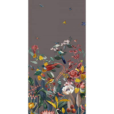 CHRISTIAN FISCHBACHER WALLCOVERING-WBN00029190-KOTORI - MURAL-DARK GREY