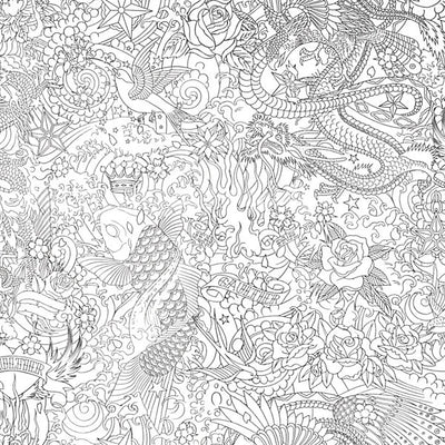 JEAN PAUL GAULTIER WALLCOVERING-WH000013303-HORIMONO-ARGENT