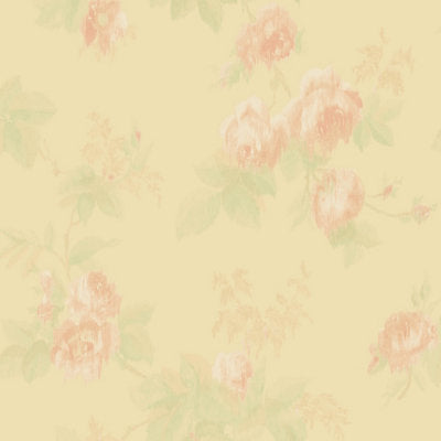 Scalamandre Wallcovering - WMAMF050212 - DEGA'S FLOWERS - GOLD PINK