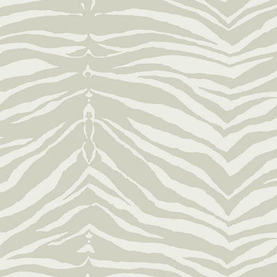 Scalamandre Wallcovering - WMAMF060206 - ZEBRA - SILVER WHITE