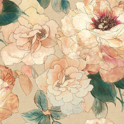 Scalamandre Wallcovering - WMAMF060416 - PAPER ROSE - SIENNA