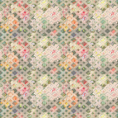 Nicolette Mayer Wallcovering, a selection of wallpaper such as Floral,Fretwork , Lattice.