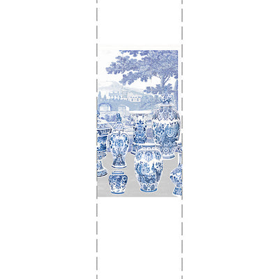NICOLETTE MAYER WALLCOVERING-WNM0001GSNR-GARNITURE SCENIC-NEUTRAL - RIGHT PANEL