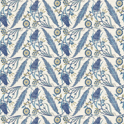 NICOLETTE MAYER WALLCOVERING-WNM0001OTTO-OTTOMAN FLORAL-CLASSIC