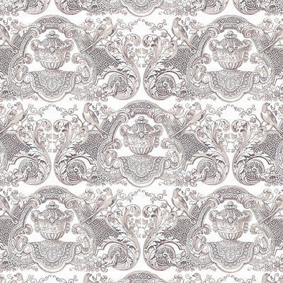 NICOLETTE MAYER WALLCOVERING-WNM0001WMMY-WILLIAM & MARY-FRENCH GRAY