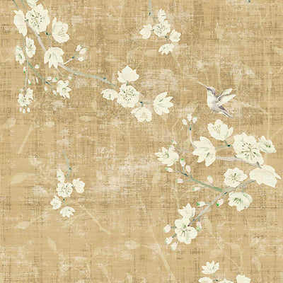 NICOLETTE MAYER WALLCOVERING-WNM1051BLOS-BLOSSOM FANTASIA-GOLD