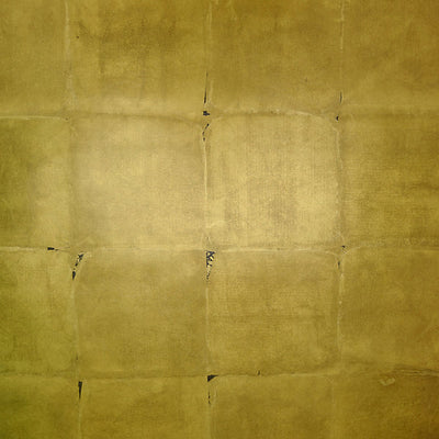 SCALAMANDRE WALLCOVERING-WTORV2433-GILDED LEAF - RV-GOLDEN ONYX