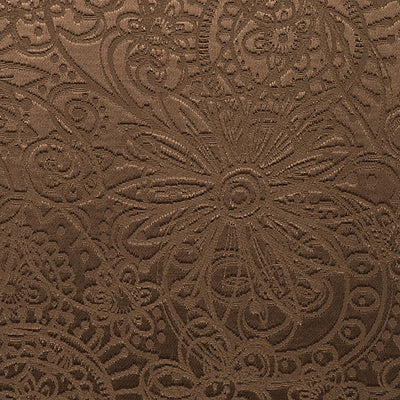 SCALAMANDRE WALLCOVERING-WTT651403-PRINCESS LACE SILKY-CHESTNUT