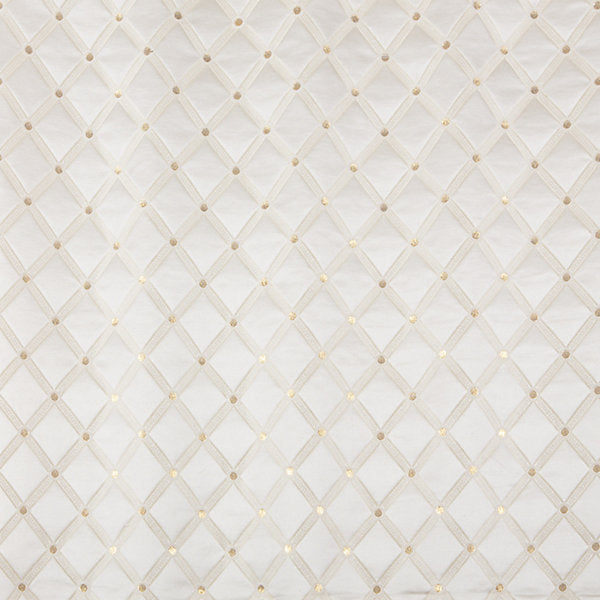 OLD WORLD WEAVERS FABRICS-ZA 2124REAL-REALE DIAMOND-SILK CREAM