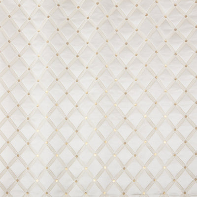 OLD WORLD WEAVERS FABRICS-ZA 2124REAL-REALE DIAMOND-SILK CREAM
