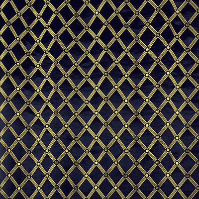 OLD WORLD WEAVERS FABRICS-ZA 2129REAL-REALE DIAMOND-MIDNIGHT