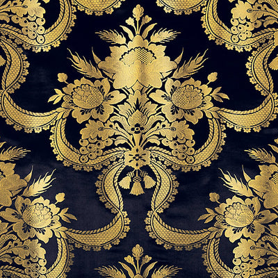 OLD WORLD WEAVERS FABRICS-ZA 2155RNAS-REALE NASTRI-MIDNIGHT