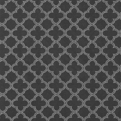 KASMIR FABRICS-ABBERLEY TRELLIS - DOMINO
