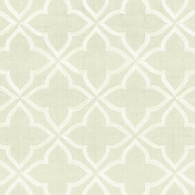 KASMIR FABRICS-ADORNMENT - WHITE