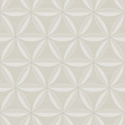 SEABROOK WALLPAPER-LENS GEOMETRIC-BEIGE AND OFF-WHITE-AW71703