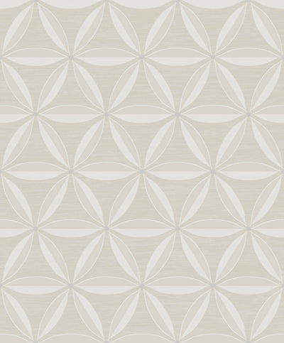 SEABROOK WALLPAPER-LENS GEOMETRIC-BEIGE AND OFF-WHITE-AW71703