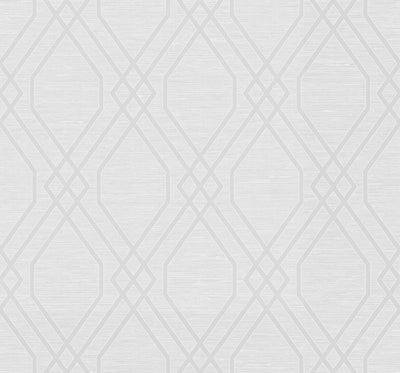 SEABROOK WALLPAPER-STRING DIAMOND-METALLIC PEARL-AW74211