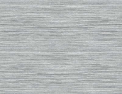 SEABROOK WALLPAPER-VINYL GRASSCLOTH-COVE GRAY-AW74512