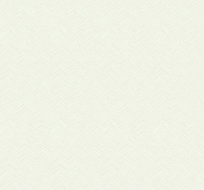 SEABROOK WALLPAPER-MINI HERRINGBONE-METALLIC CHAMPAGNE AND OFF-WHITE-AW74703