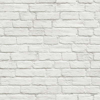 SEABROOK WALLPAPER-VINTAGE WHITE BRICK-OFF-WHITE-AX10800