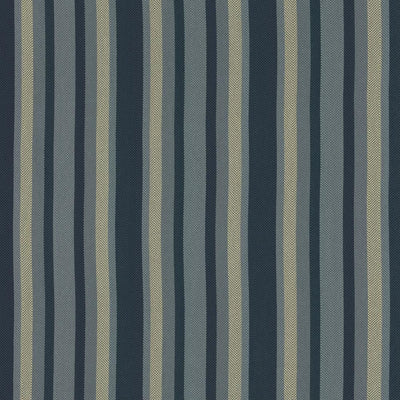 KASMIR FABRICS-BANDED - INDIGO