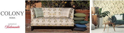 Colony Fabrics, a selection of fabrics such as velvet, damask, cotton, silk, linen and sheers. 