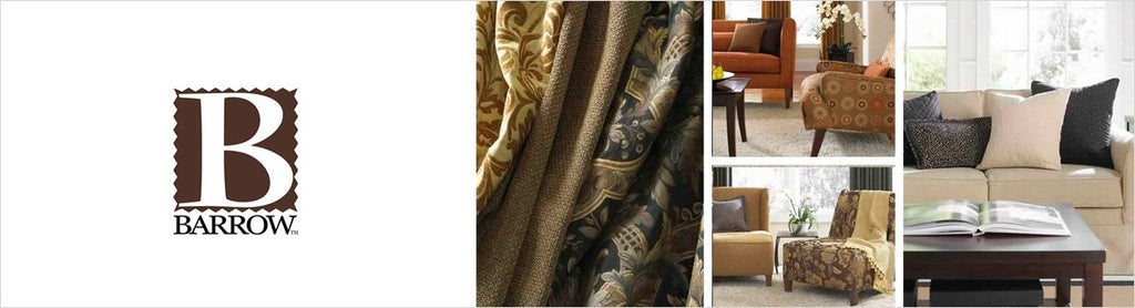 Barrow Fabrics, a selection of fabrics such as velvet, damask, cotton, silk, linen and sheers.