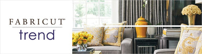 Trend Fabrics, a selection of fabrics such as velvet, damask, cotton, silk, linen and sheers. 