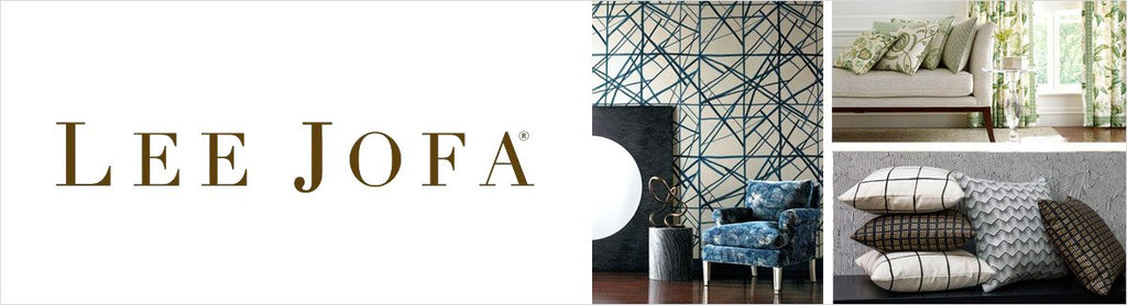 Lee Jofa Fabrics, a selection of fabrics such as velvet, damask, cotton, silk, linen and sheers. 